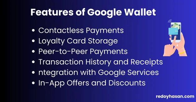 Features of Google Wallet